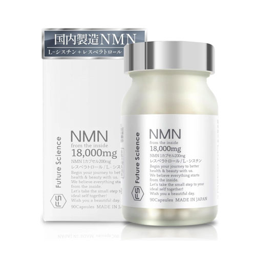 퓨처 사이언스 NMN 18,000mg 고순도 100% β-NMN 서플리먼트 90캡슐