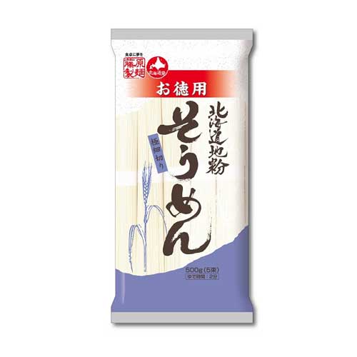 일본 대용량 후지와라 일본산 소면 500g
