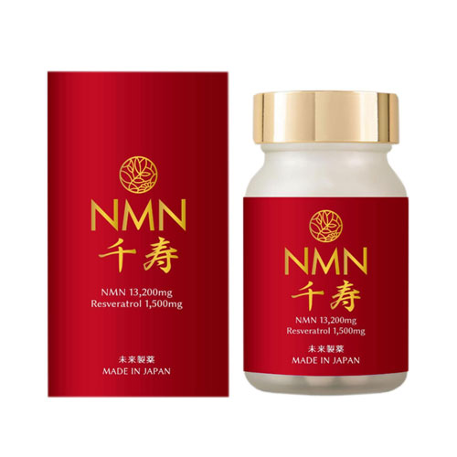 미래제약 NMN 센쥬(千寿) NMN 13,200mg 레스베라트롤 1,500mg 60캡슐 약 30~60일분