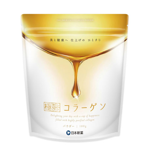 일본신약 극 셀렉트 저분자 피쉬 콜라겐 파우더 100g (약 30일분)