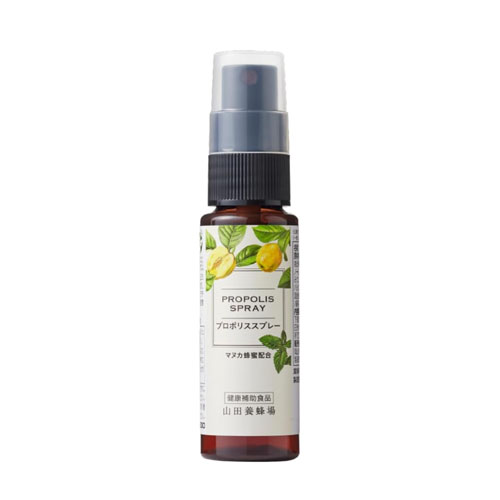 야마다양봉장 프로폴리스 스프레이 30ml 브라질산 프로폴리스 마누카꿀 페퍼민트 휴대용