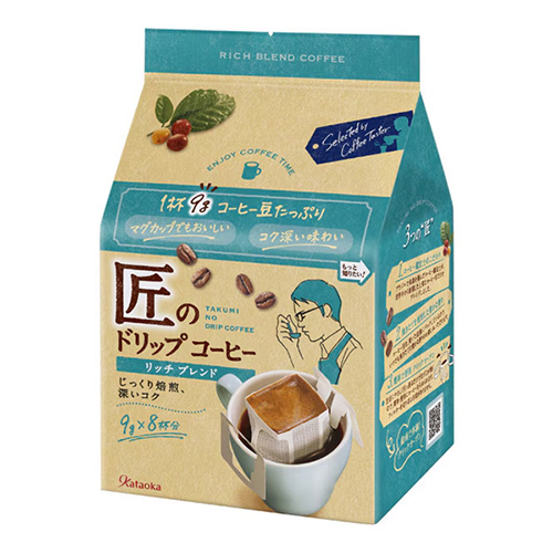 카타오카물산 장인의 드립커피 리치 블렌드 72g (9g×8개입)
