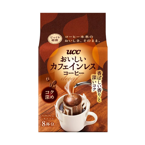 UCC 맛있는 디카페인 원드립 커피 깊은 바디감 56g (7g×8개입)