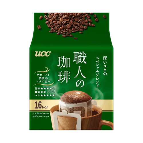 UCC 장인의 커피 원드립 커피 깊은 바디감 스페셜 블렌드 112g (7g×16개입)