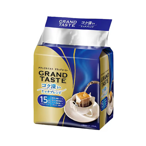 KEY COFFEE 키커피 드립백 그랜드 테이스트 깊은 풍미의 리치 블렌드 15잔분