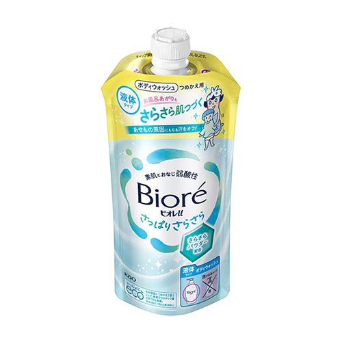 비오레 u 산뜻 보송 바디 워시 리필 320ml (상쾌한 그린 시트러스 향)