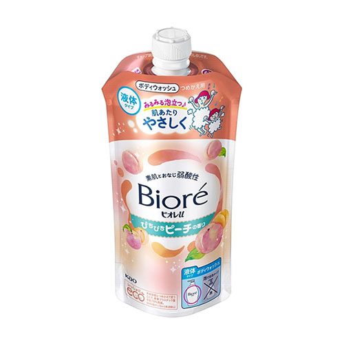 비오레 u 싱그러운 피치 향 바디 워시 리필 320ml (달콤한 피치 향)