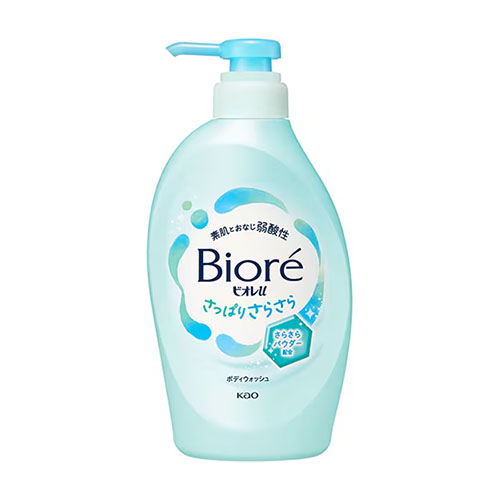 비오레 u 산뜻 보송 바디 워시 펌프 450ml (상쾌한 그린 시트러스 향)