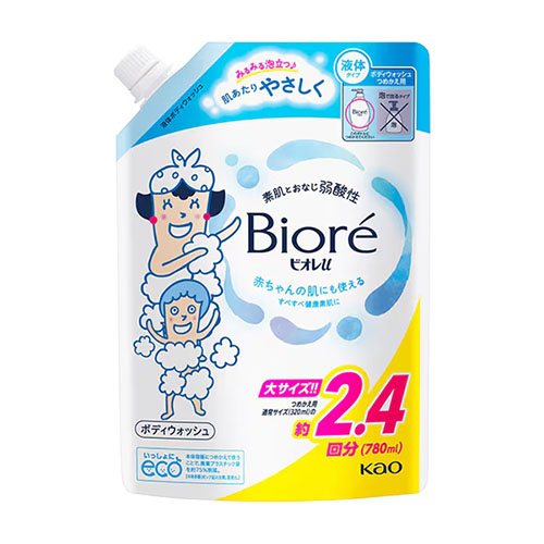 비오레 u 바디 워시 리필 780ml (은은한 프레시 플로럴 향)