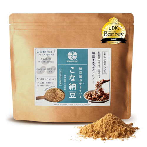 소노모노 코나낫토 분말 낫토 150g 100% 일본산 대두 무첨가