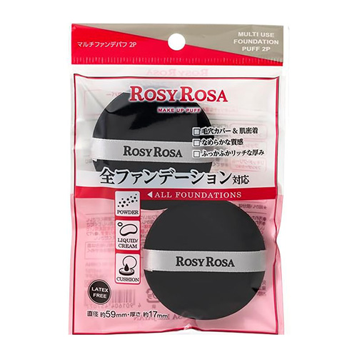 로지로사 파운데이션 호환 메이크업 퍼프 2P