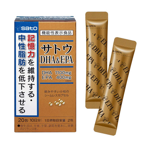 사토제약 EPA&DHA 20포(10일분) 