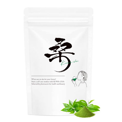 일본산 KUWA-CHA 뽕잎차 분말 스틱 30포
