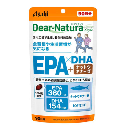 디어내츄라 스타일 EPA×DHA+낫토키나아제 360정입（90일분)