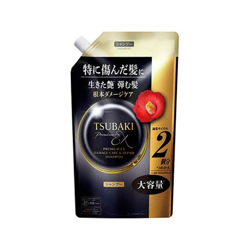 츠바키 프리미엄 EX 데미지 케어 & 리페어 샴푸 리필 600ml 