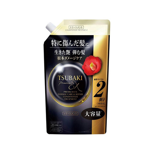 츠바키 프리미엄 EX 데미지 케어 & 리페어 컨디셔너 트리트먼트 리필 600ml
