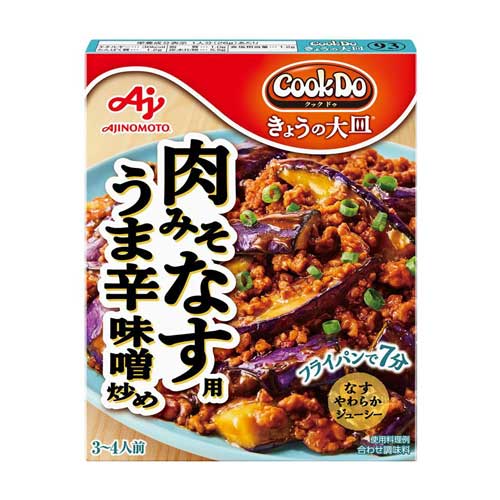 아지노모토 쿡두 오늘의 큰 접시 고기된장 가지 매콤된장볶음 양념 3~4인분X3개