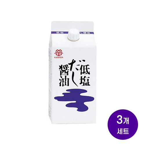 가마다 저염 다시 간장 200mlx3개세트