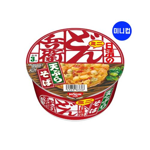 닛신 돈베이 튀김 메밀국수 미니 46g 12개