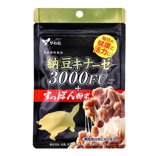 야와타 낫토키나제 3000FU + 자라분말 60정