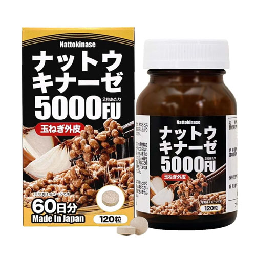 유우키제약 나토키나제 5000FU 양파껍질분말 120정 (60일분)