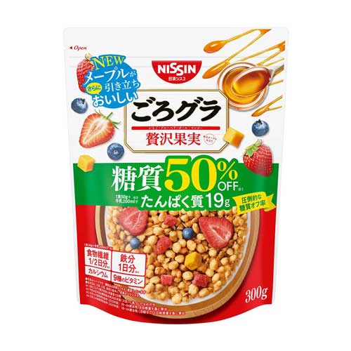 닛신 시스코 고로그라 당질 50% 감소 프리미엄 과일 300g