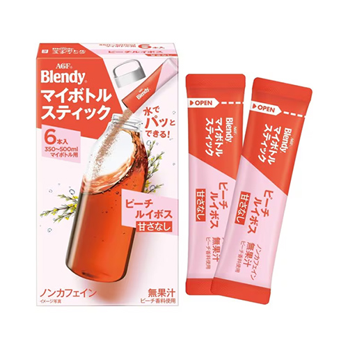 AGF 블렌디 마이보틀 스틱 피치 루이보스티 6스틱