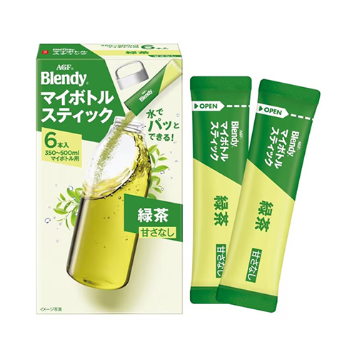 AGF 블렌디 마이보틀 스틱 녹차 6스틱