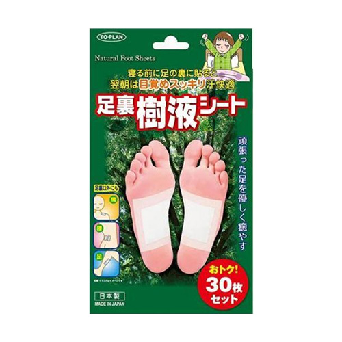 TO-PLAN 목초 수액 시트 발바닥 패치 발패치 30매