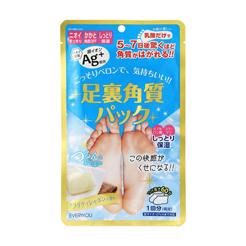 EVERYYOU 에브리유 발 각질 제거 풋팩 Ag 클래리티 솝향 72g