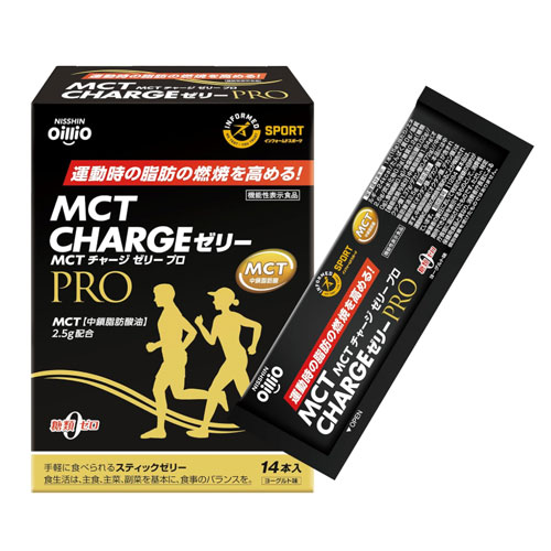 닛신오일리오 MCT CHARGE 젤리 15g × 14포