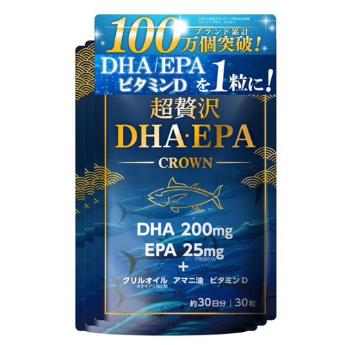 한방생약연구소 크라운 오메가3 DHA EPA 30캡슐 3개세트 90일분