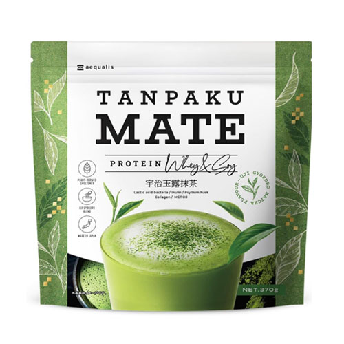 aequalis TANPAKU MATE PROTEIN 프로틴메이트 맛있는 프로틴 말차맛 370g