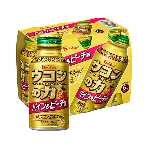 우콘의 힘 파인애플&복숭아맛 100mL x 6병 우콘 드링크