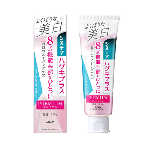 시스테마 잇몸 플러스 프리미엄 화이트닝 브라이트닝 치약 95g (플로럴 민트)