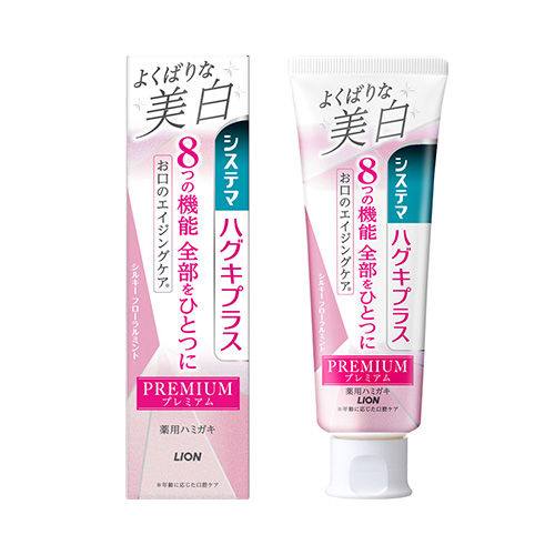시스테마 잇몸 플러스 프리미엄 화이트닝 브라이트닝 치약 95g (실키 플로럴 민트) 