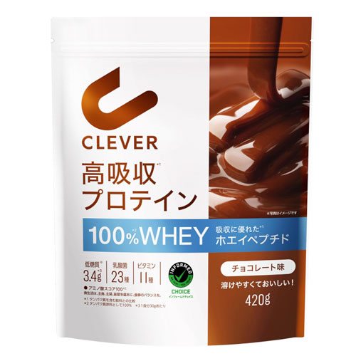 클레버(CLEVER) 고흡수 프로틴 저분자 웨이펩타이드 카페오레맛 420g