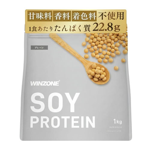 일본신약 윈존(WINZONE) 소이프로틴 플레인 1kg 무맛 일본산