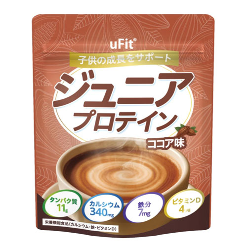 유핏(uFit) 주니어 프로틴 코코아맛 600g 어린이 단백질 완전영양식 일본산
