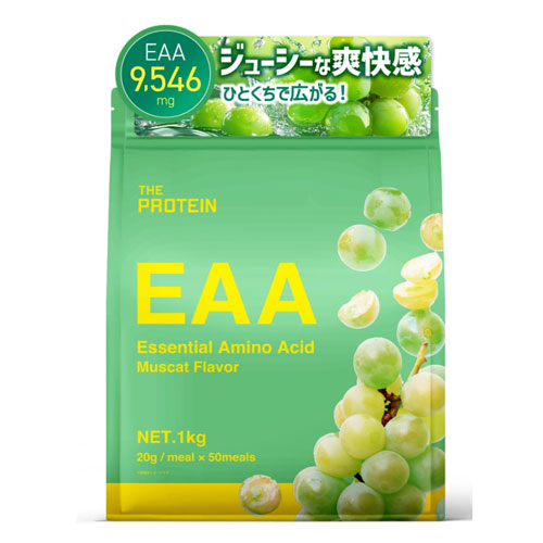 더 프로틴(THE PROTEIN) EAA 머스캣맛 1kg 필수아미노산 EAA 9종 BCAA  일본산