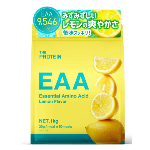 더 프로틴(THE PROTEIN) EAA 레몬맛 1kg 필수아미노산 EAA 9종 BCAA 일본산