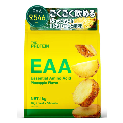 더 프로틴(THE PROTEIN) EAA 파인애플맛 1kg 필수아미노산 EAA 9종 BCAA 일본산