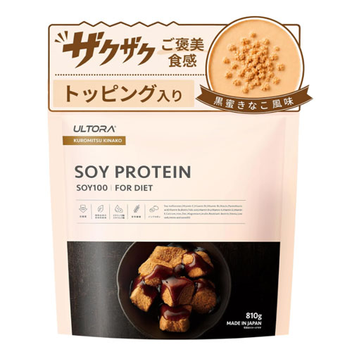 ULTORA 울트라 소이프로틴 스트로베리 흑당 콩가루맛 810g