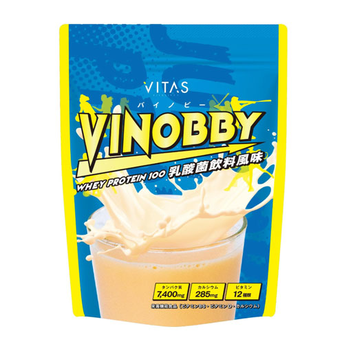 VITAS VINOBBY 바이노비 주니어 프로틴 성장 서포트 음료 유산균음료맛 450g
