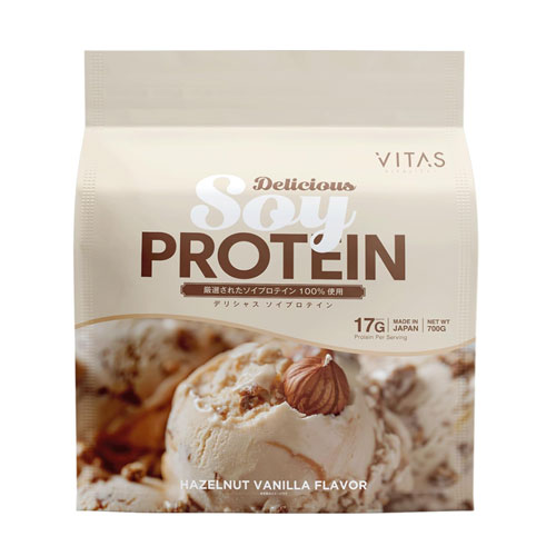 VITAS 바이터스 소이 프로틴 헤이즐넛 바닐라맛 700g
