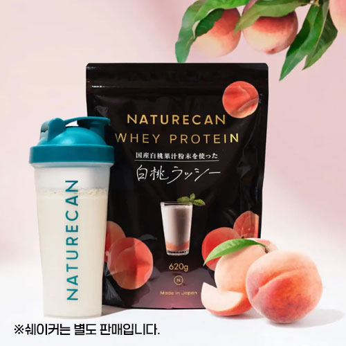 네이처캔 Naturecan  WPC 웨이프로틴 백도 라씨맛 620g