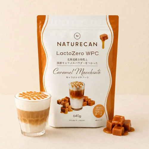 네이처캔 Naturecan  WPC 웨이프로틴 캐러멜 마키아토맛 640g
