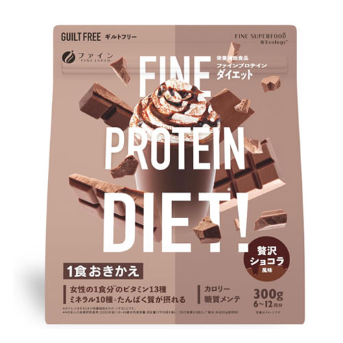 FINE 파인 프로틴 다이어트 소이&웨이 더블 프로틴 진한 쇼콜라맛 300g
