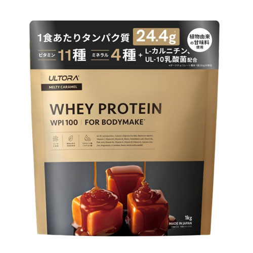ULTORA 울트라 WPI 100 웨이프로틴 생캐러멜맛 1kg