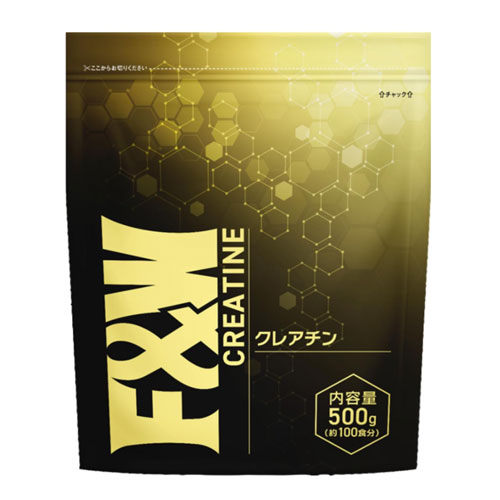 F&W 크레아틴 모노하이드레이트 파우더 500g (약 100회분)